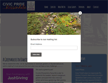 Tablet Screenshot of civic-pride.org.uk